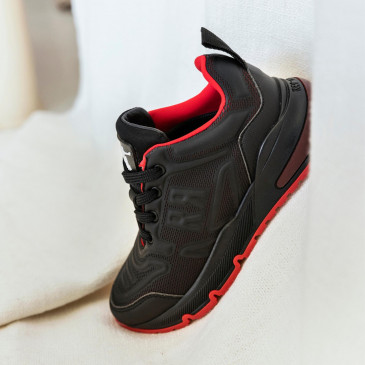 Rode Sneakers | Red-Rag 13685