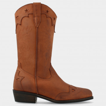 Cognac western boots | 11244