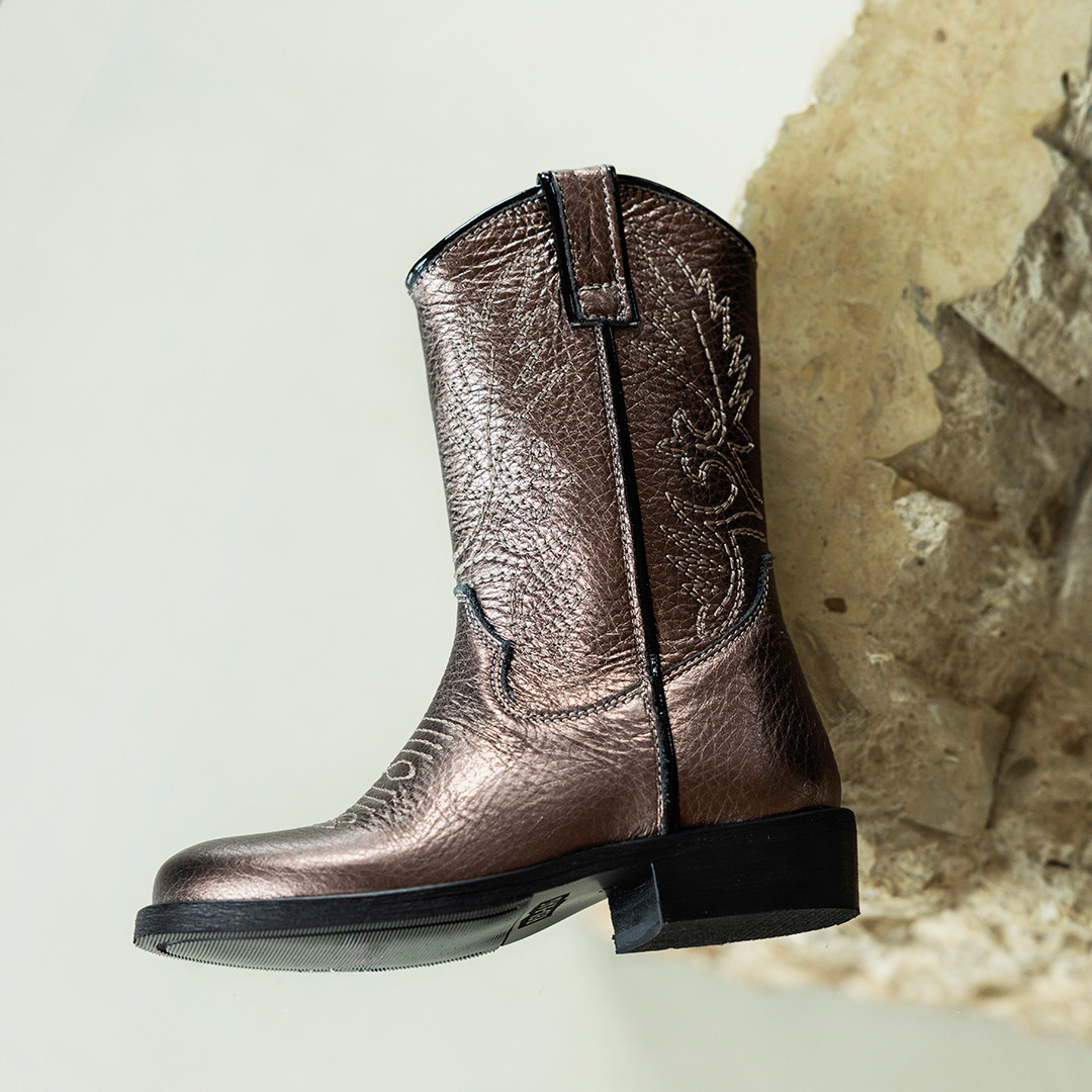 Bronzen western boots | 12450