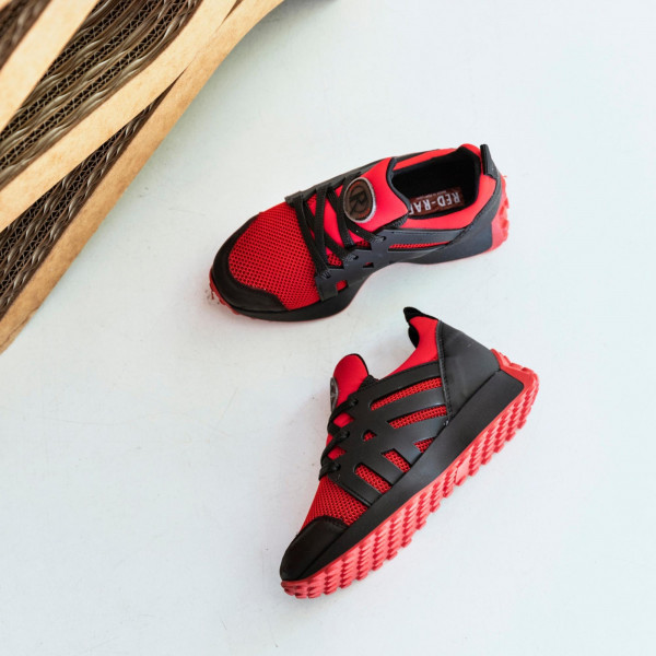 Rode sneakers | Red-Rag 13673