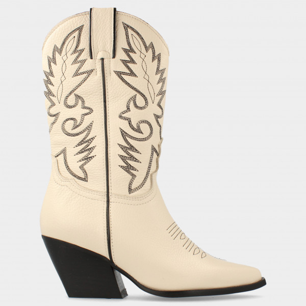 Beige western boots | 77380