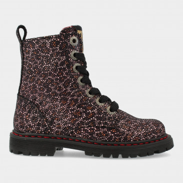 Zwart Roze Boots | Red-Rag 12422