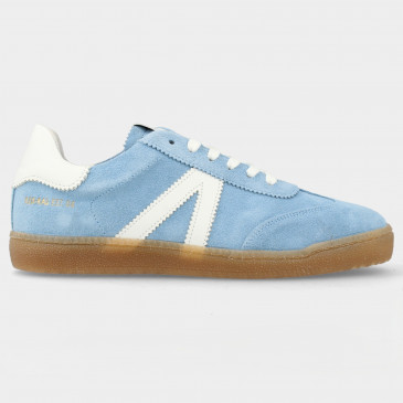 Lichtblauwe lage sneakers | 73410