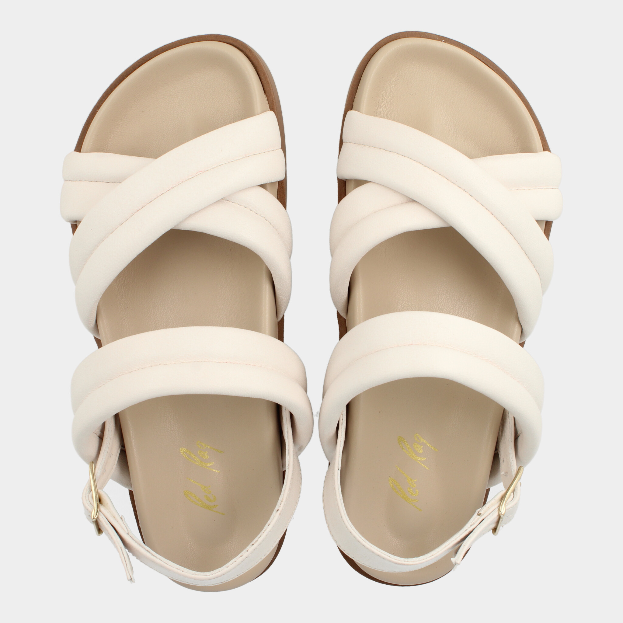 Beige Sandalen voor Dames 79430 | Red-Rag