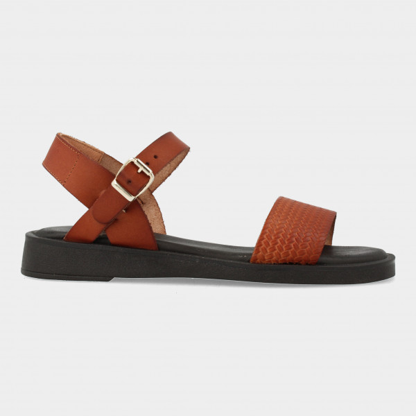 Cognac Sandalen | Red-Rag 79530