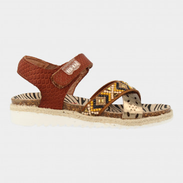 Cognac Sandalen | Red-Rag 19332