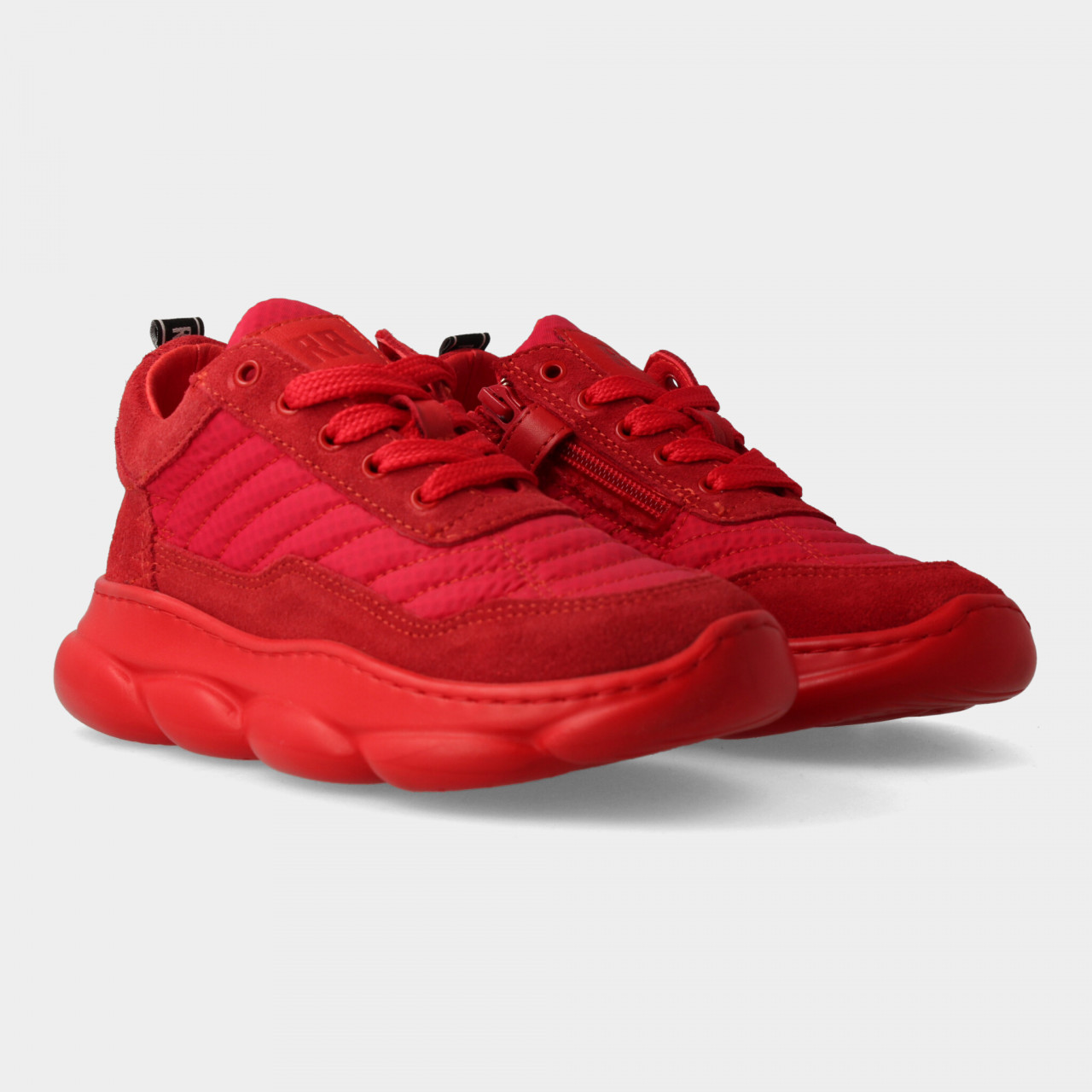 Rode Sneakers | Red-Rag 13483