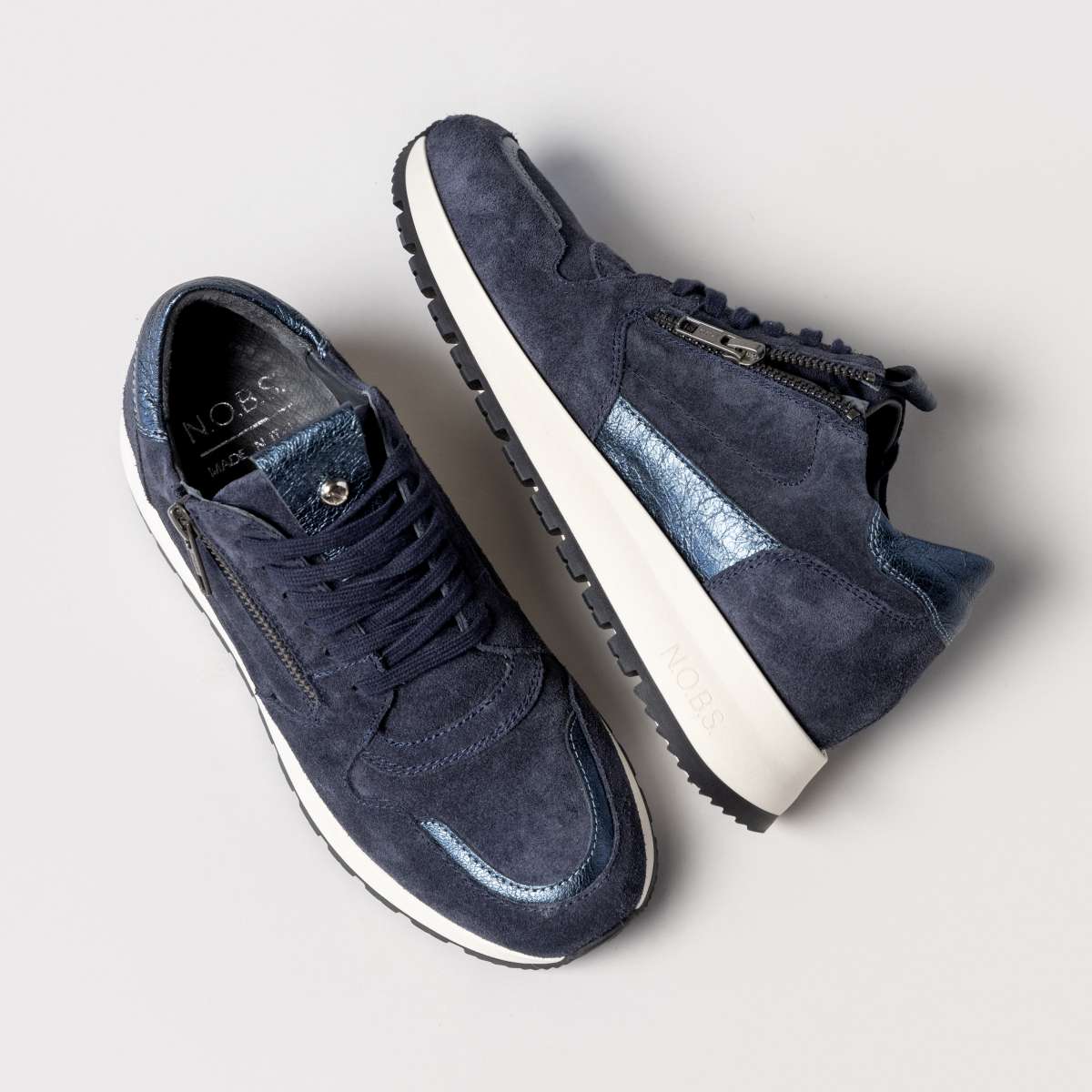 Blauwe sneakers voor dames 86002 | Red-Rag