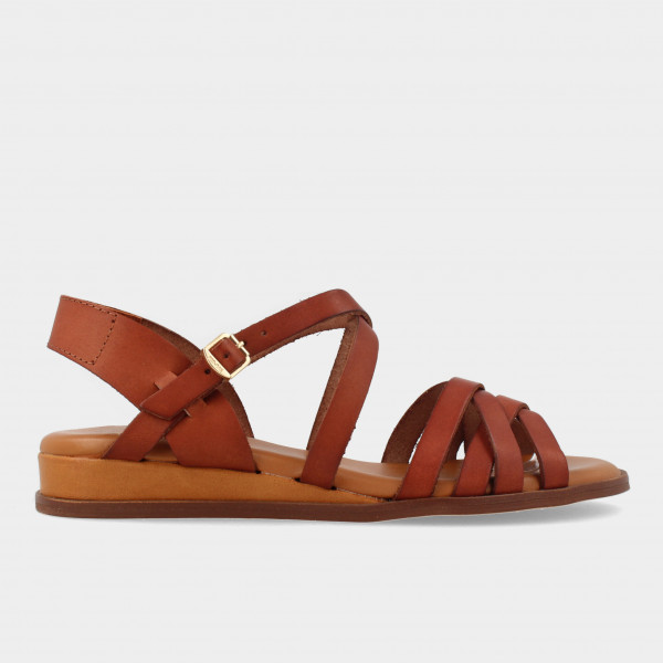 Cognac Sandalen | Red-Rag 79578