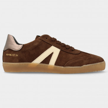 Bruine lage sneaker | 72004