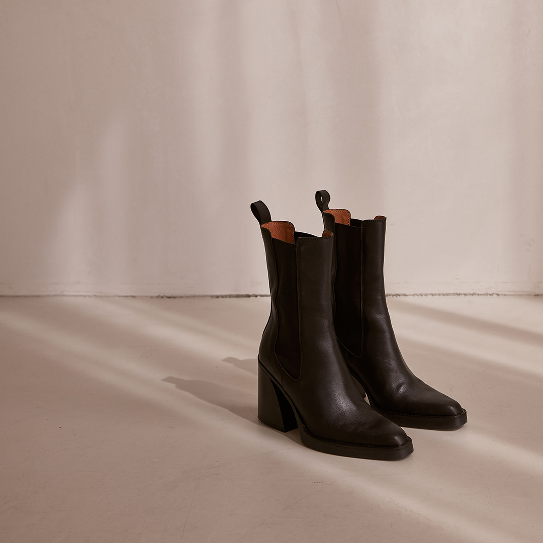 Zwarte chelsea boots | 77390