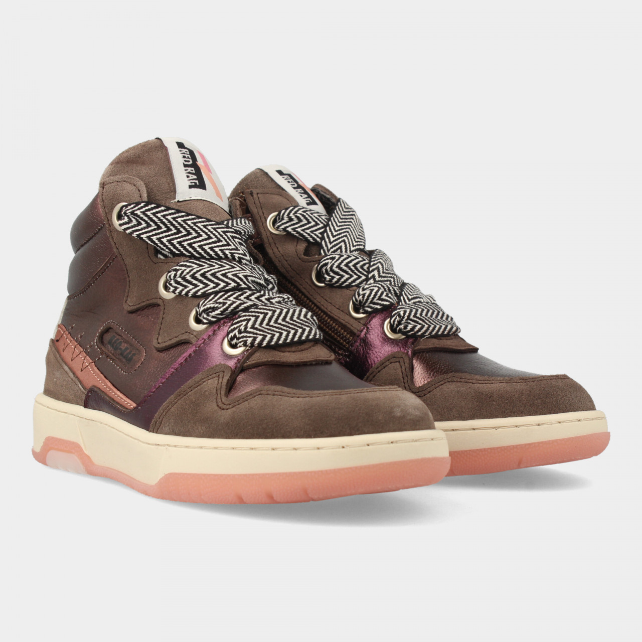 Hoge Bronzen Sneakers | Red-Rag 13216