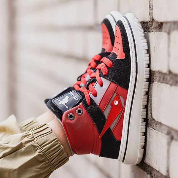 Rode REPLAY Hoge sneaker CAMPOS | Omoda