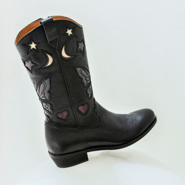 Zwarte Cowboy Boots | Red-Rag 11182