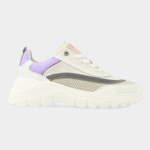 Witte Sneakers Met Lila | Red-Rag 13174