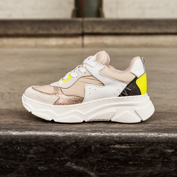 Beige Sneakers | Red-Rag 13304