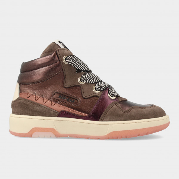 Hoge Bronzen Sneakers | Red-Rag 13216