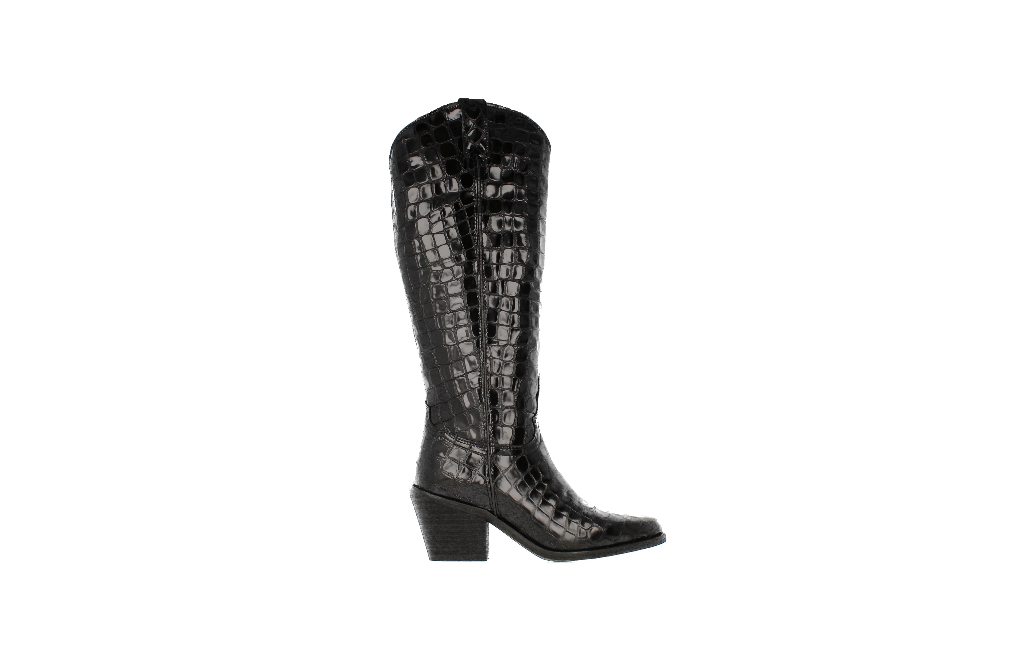croco western boots