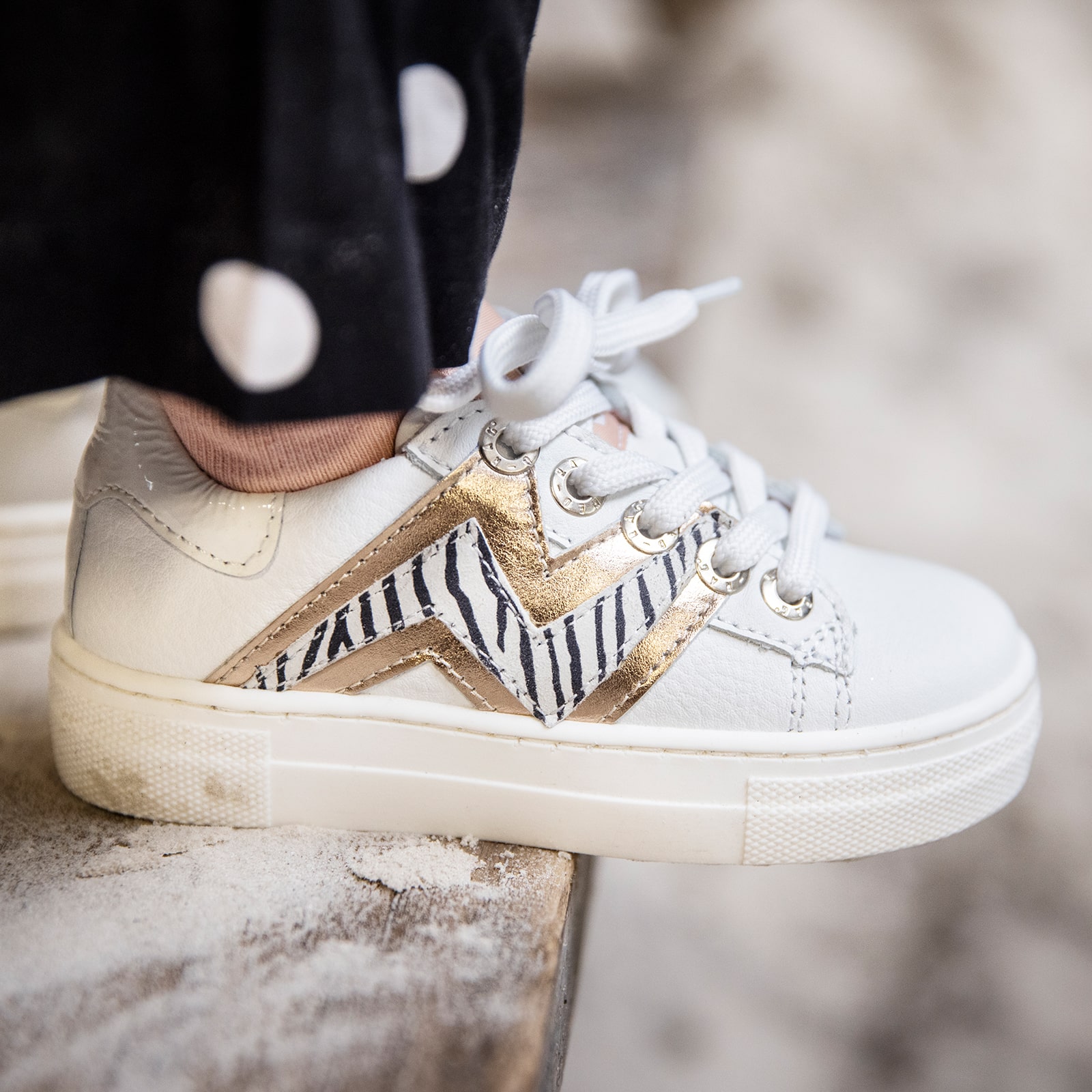 Witte Sneaker Voor Meisjes 12124 | Red-Rag