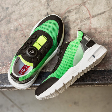 Licht groene Sneakers | Red-Rag 13729