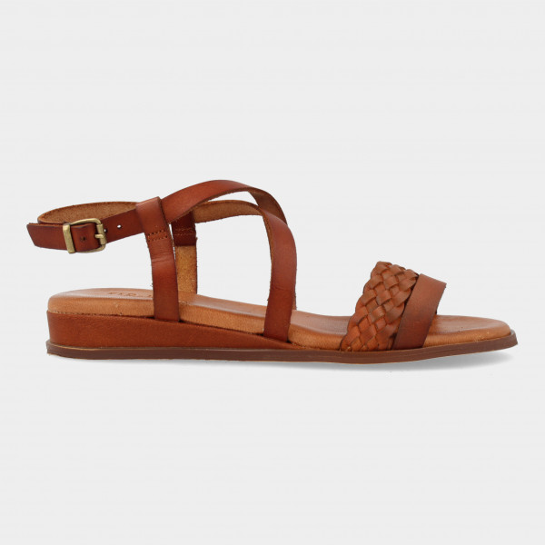 Cognac Sandalen | Red-Rag 79392