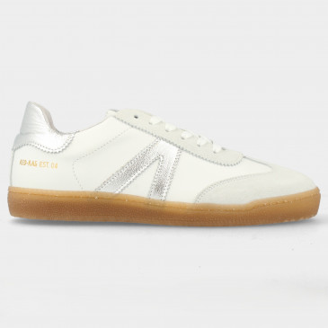 Witte lage sneakers | 73410