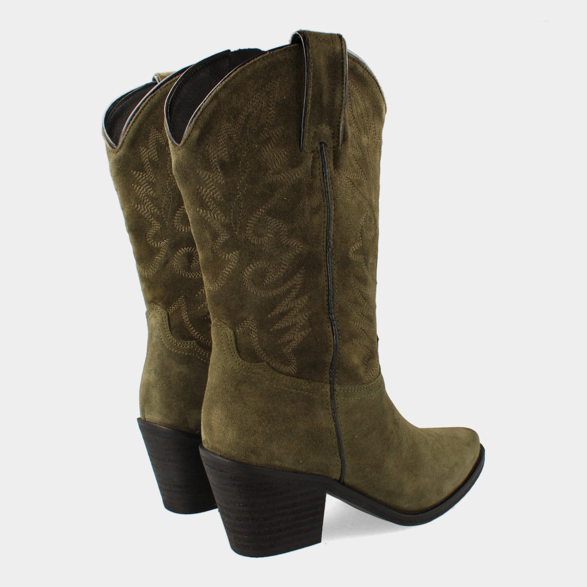 Groene Western Boots voor Dames 77370 | Red-Rag