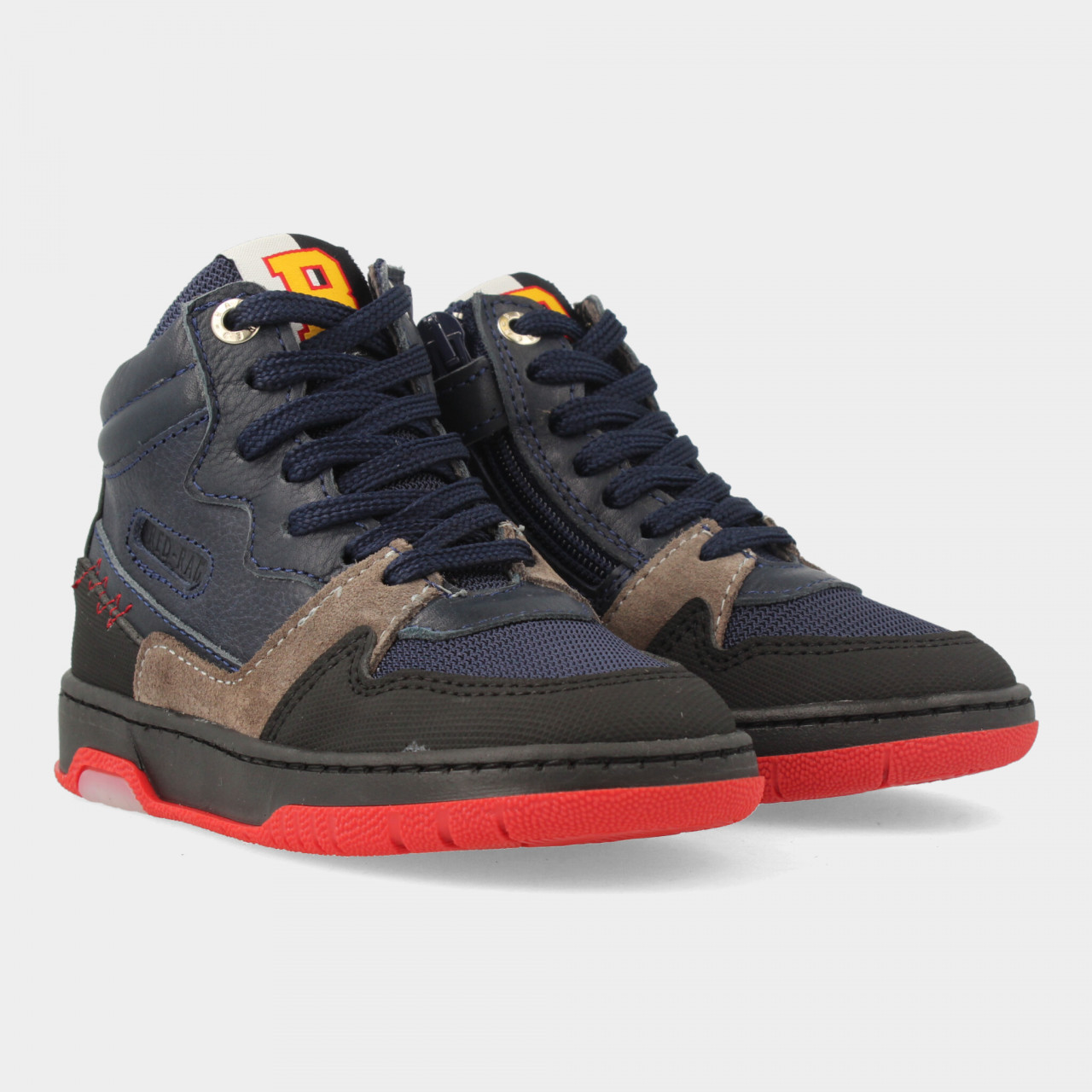 Hoge Blauwe Sneakers | Red-Rag 13625
