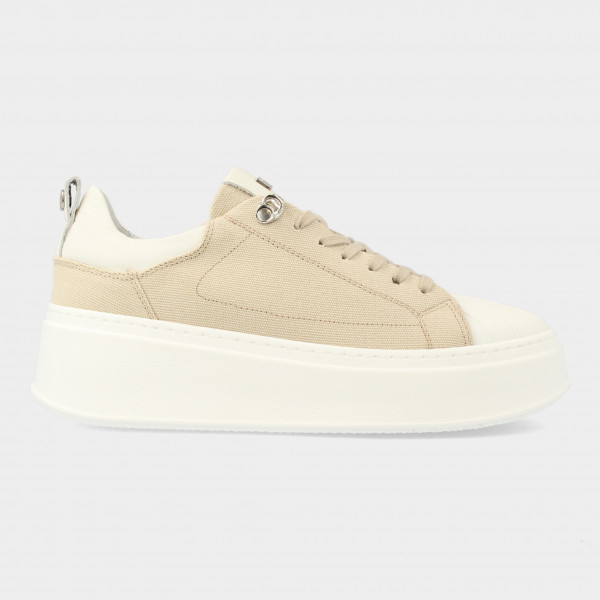 Beige Canvas Sneakers | Red-Rag 74556