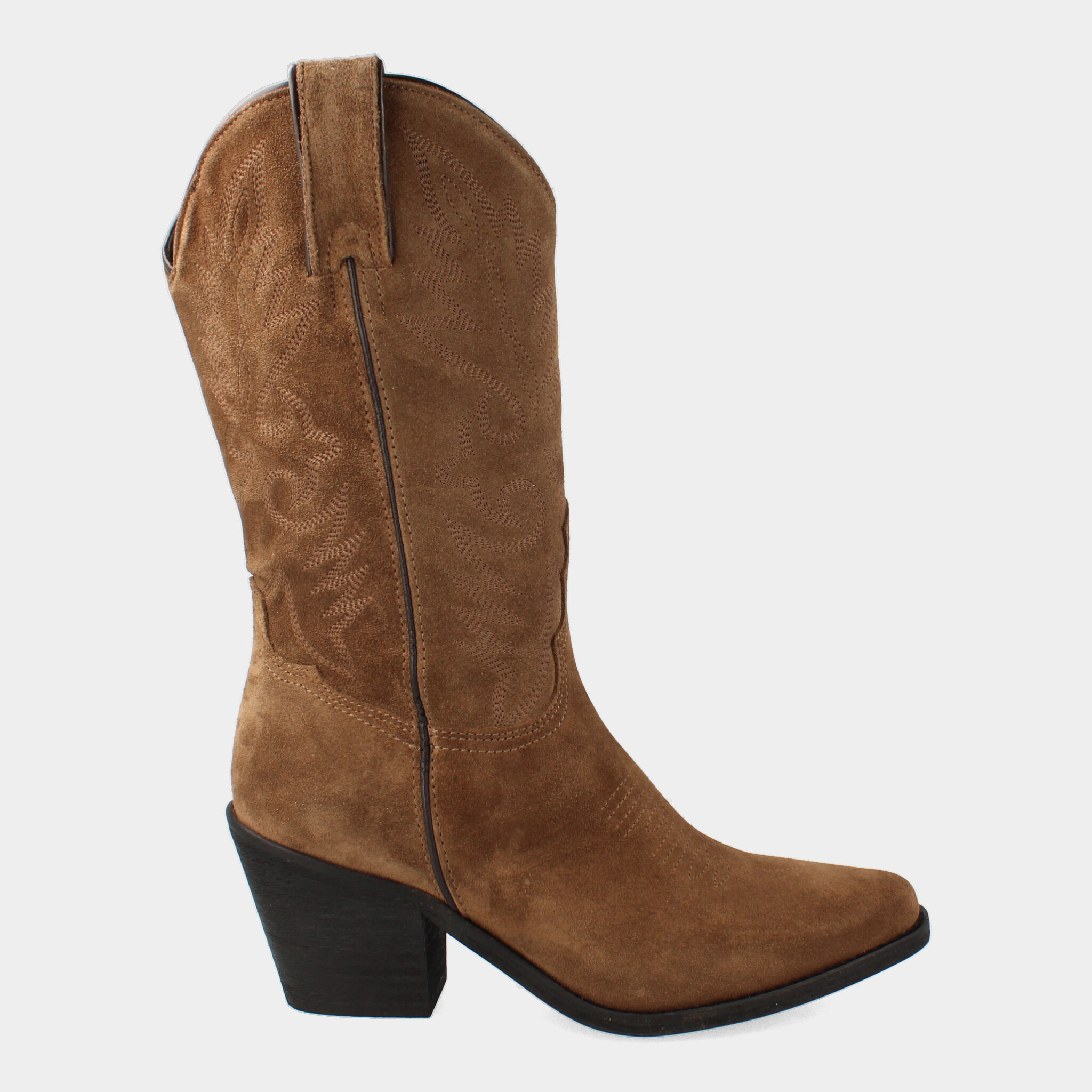 Taupe Cowboy Boots voor Dames 77370 | Red-Rag