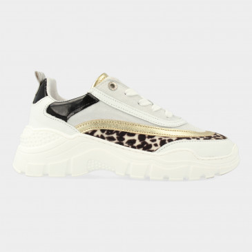 Witte Sneakers Met Dierenprint | Red-Rag 13174