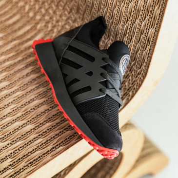 Zwarte Sneakers | Red-Rag 13673