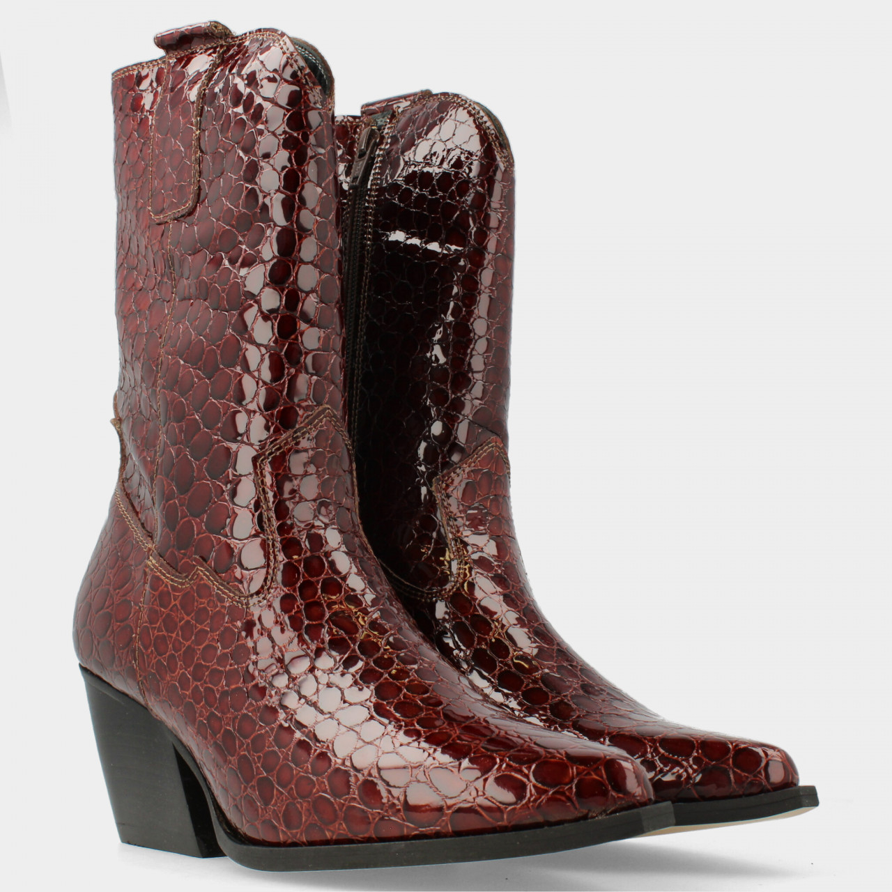 Bruine western boots | 77394