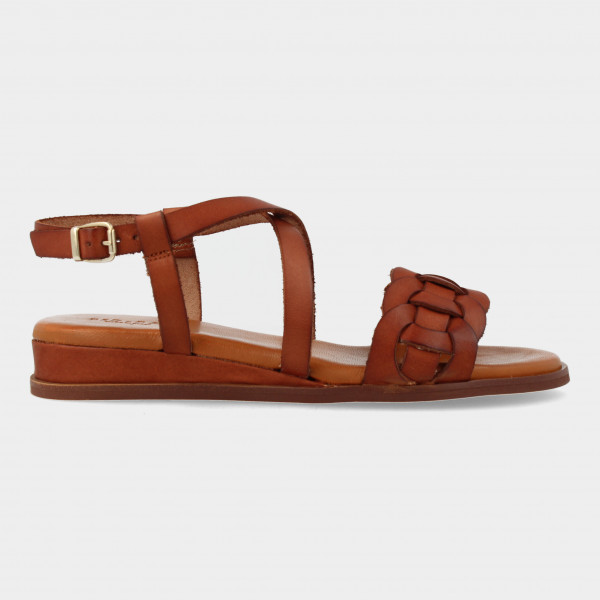 Cognac Sandalen | Red-Rag 79492