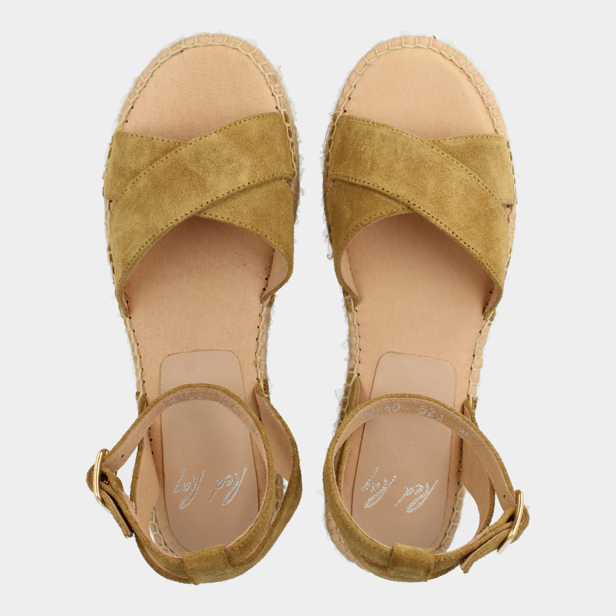 Groene Espadrille Sandalen voor Dames 78160 | Red-Rag