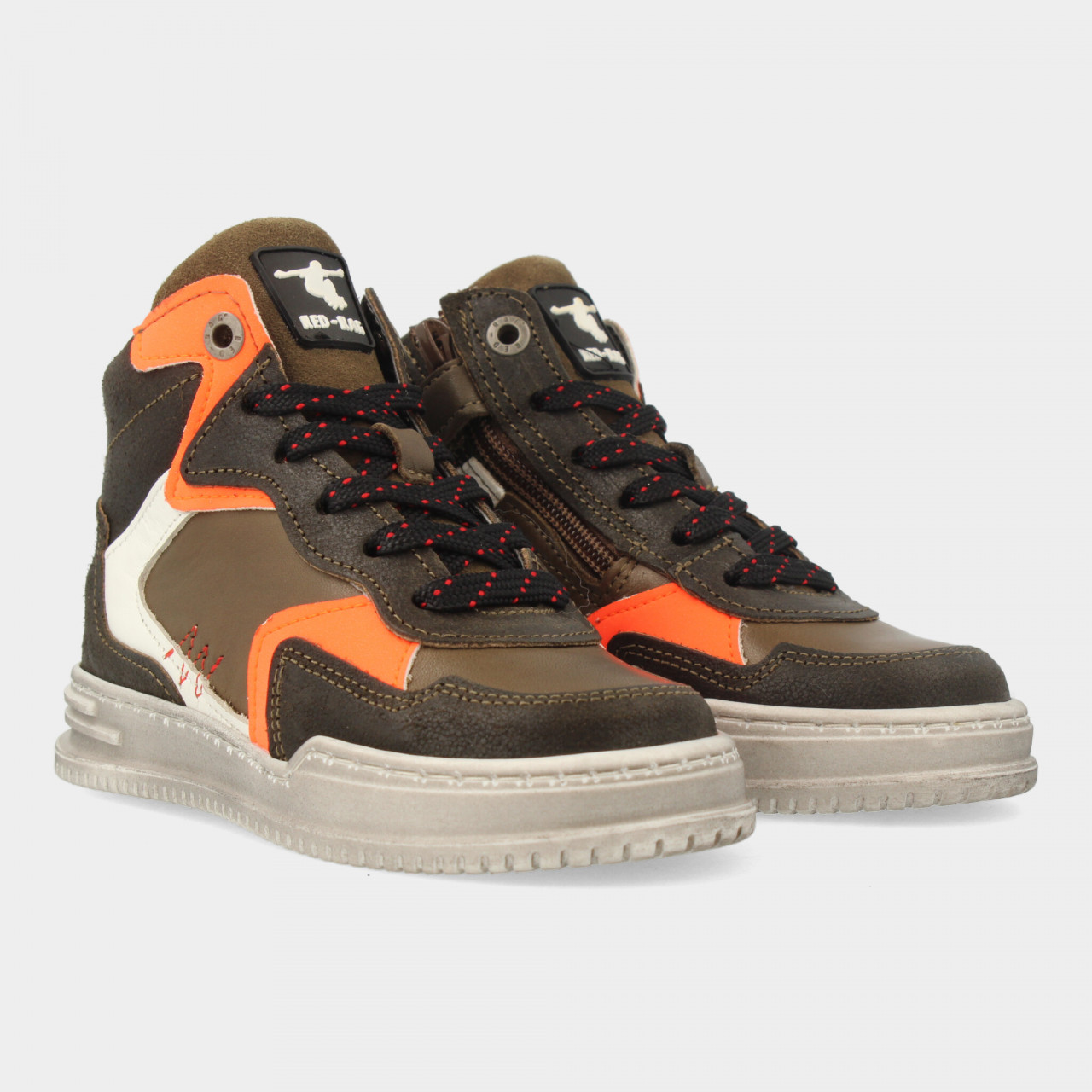 Hoge Groene Sneakers | Red-Rag 13641