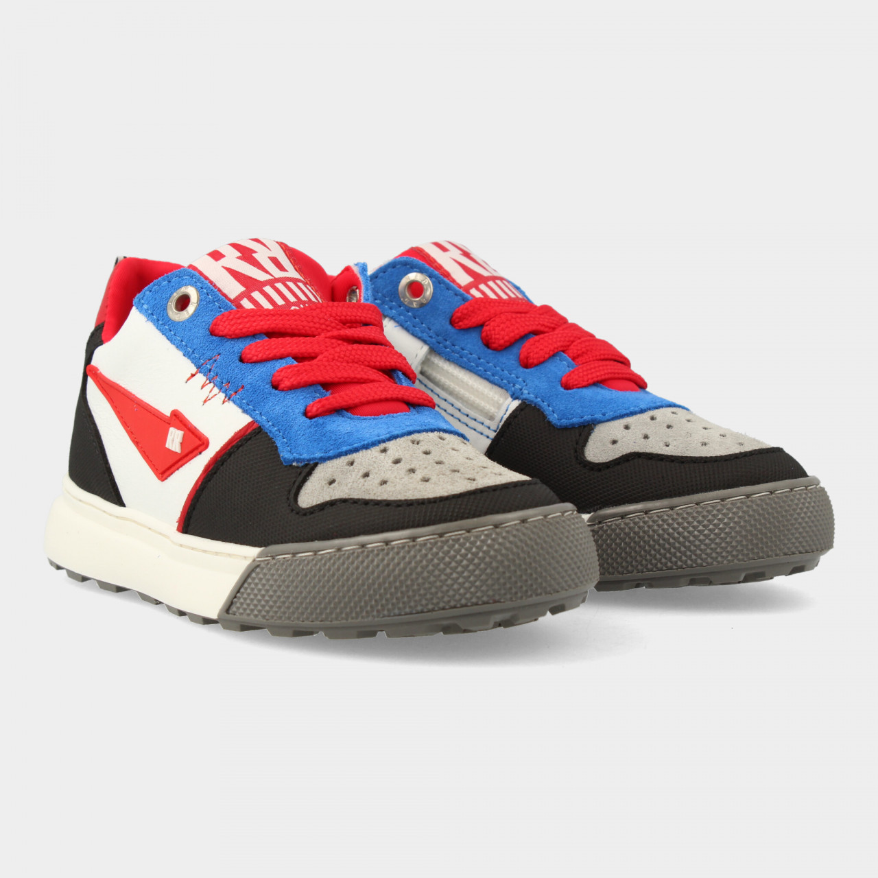 Wit Grijze Sneakers | Red-Rag 13569