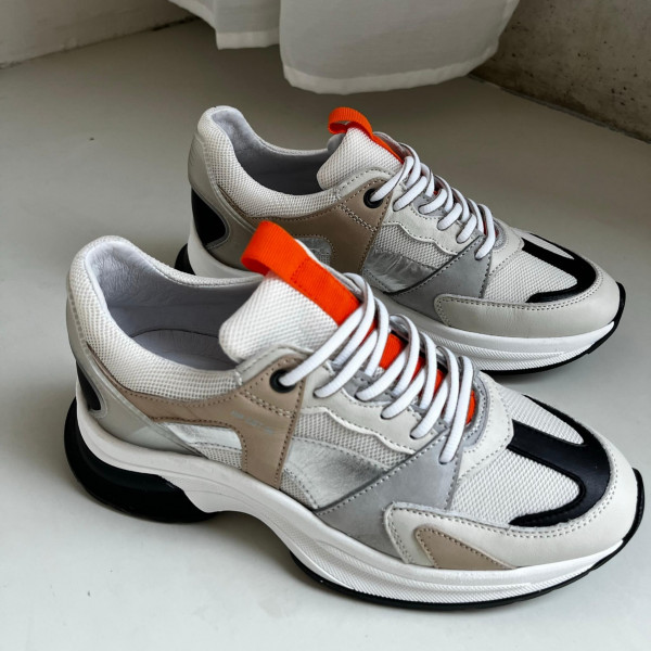 Beige Sneakers | Red-Rag 76640