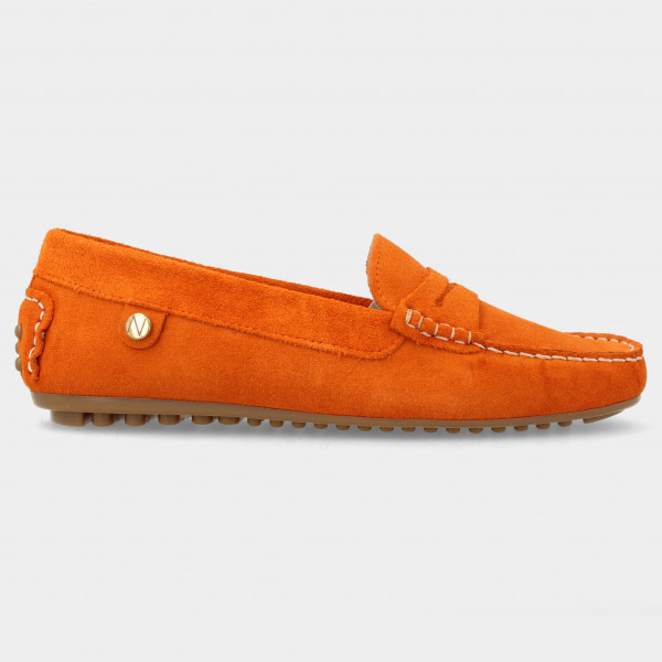 Oranje mocassins | 82022