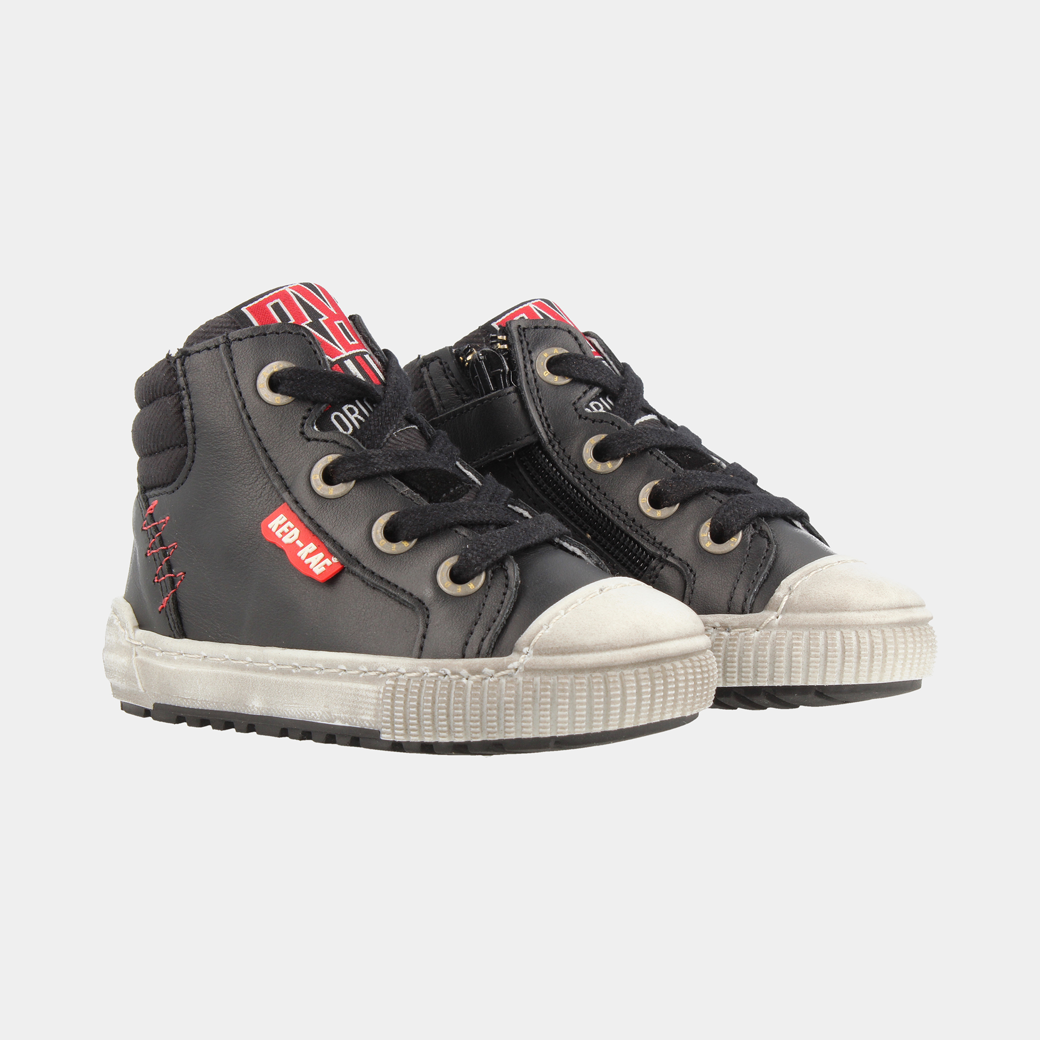 sneakers red rag