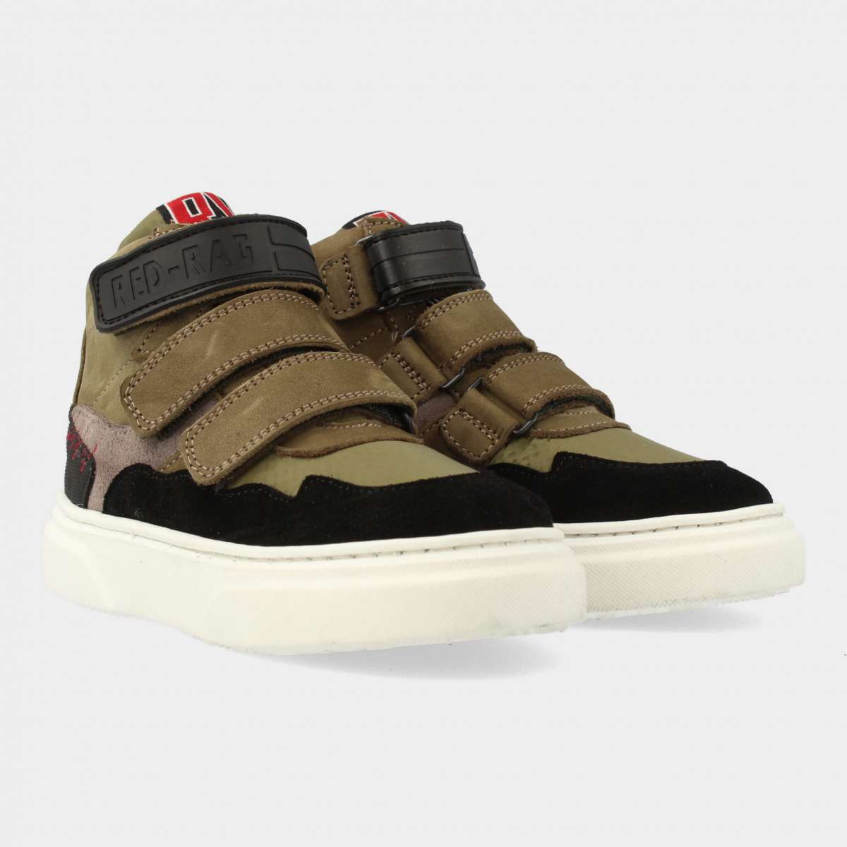 sneakers red rag