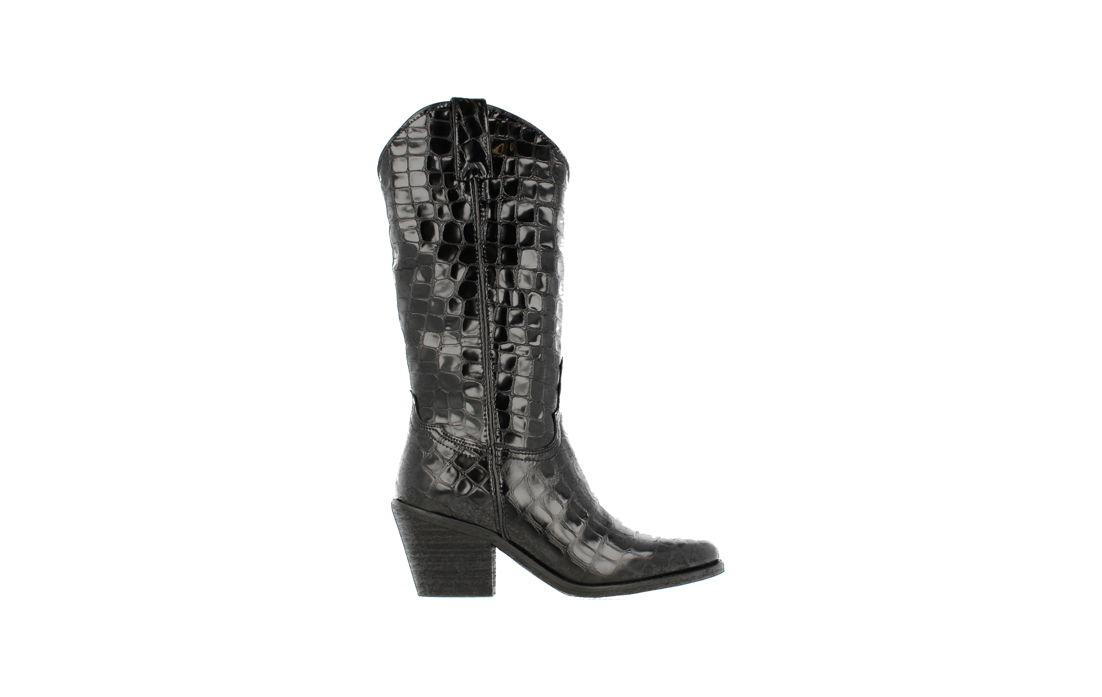 croco western boots
