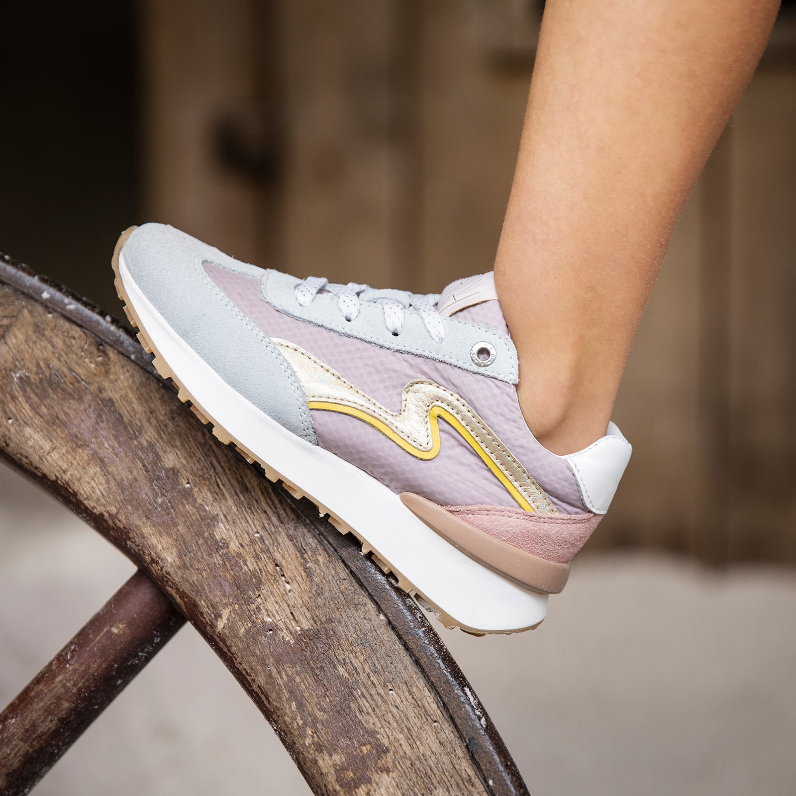 Paarse Sneaker Voor Meisjes 13038 | Red-Rag