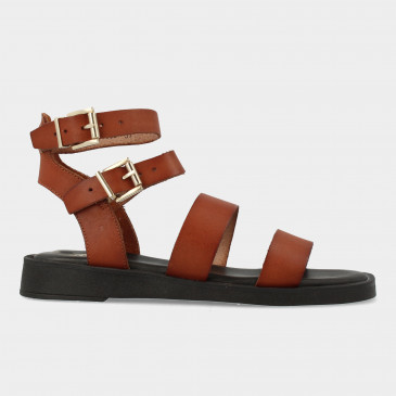 Cognac Sandalen | Red-Rag 79508