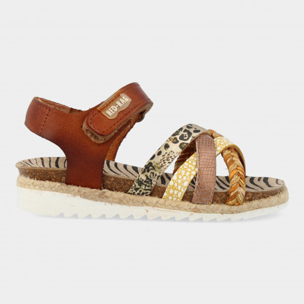 Cognac Sandalen | Red-Rag 19274