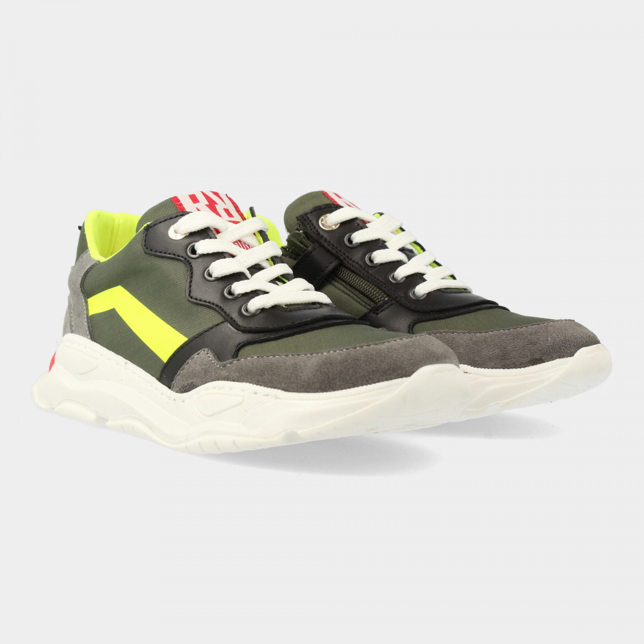 Groene Sneakers | Red-Rag 13607