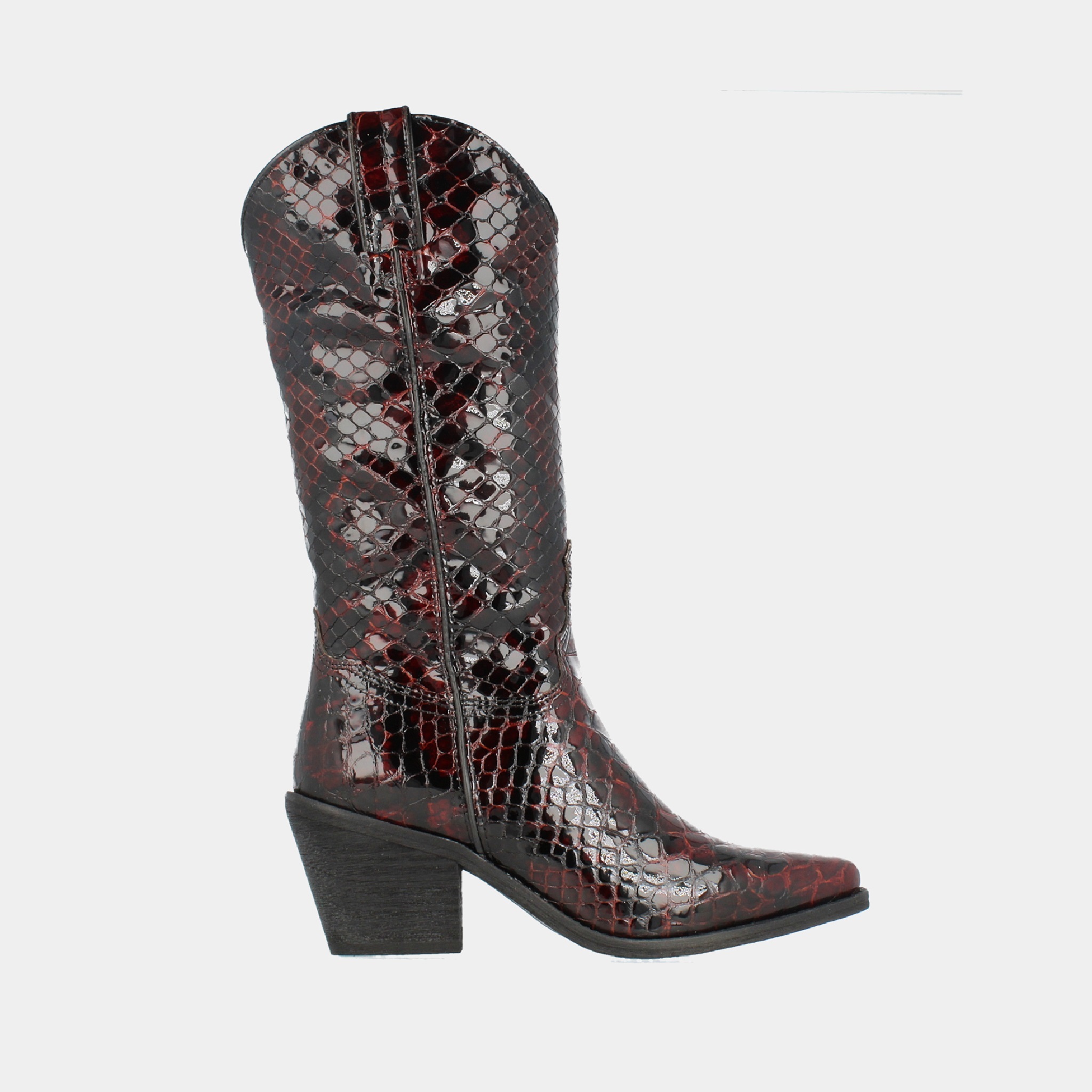 croco western boots