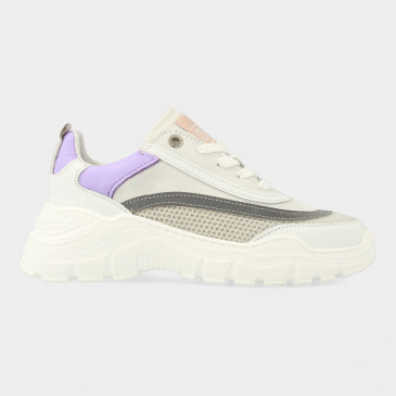 Witte Sneakers Met Lila | Red-Rag 13174