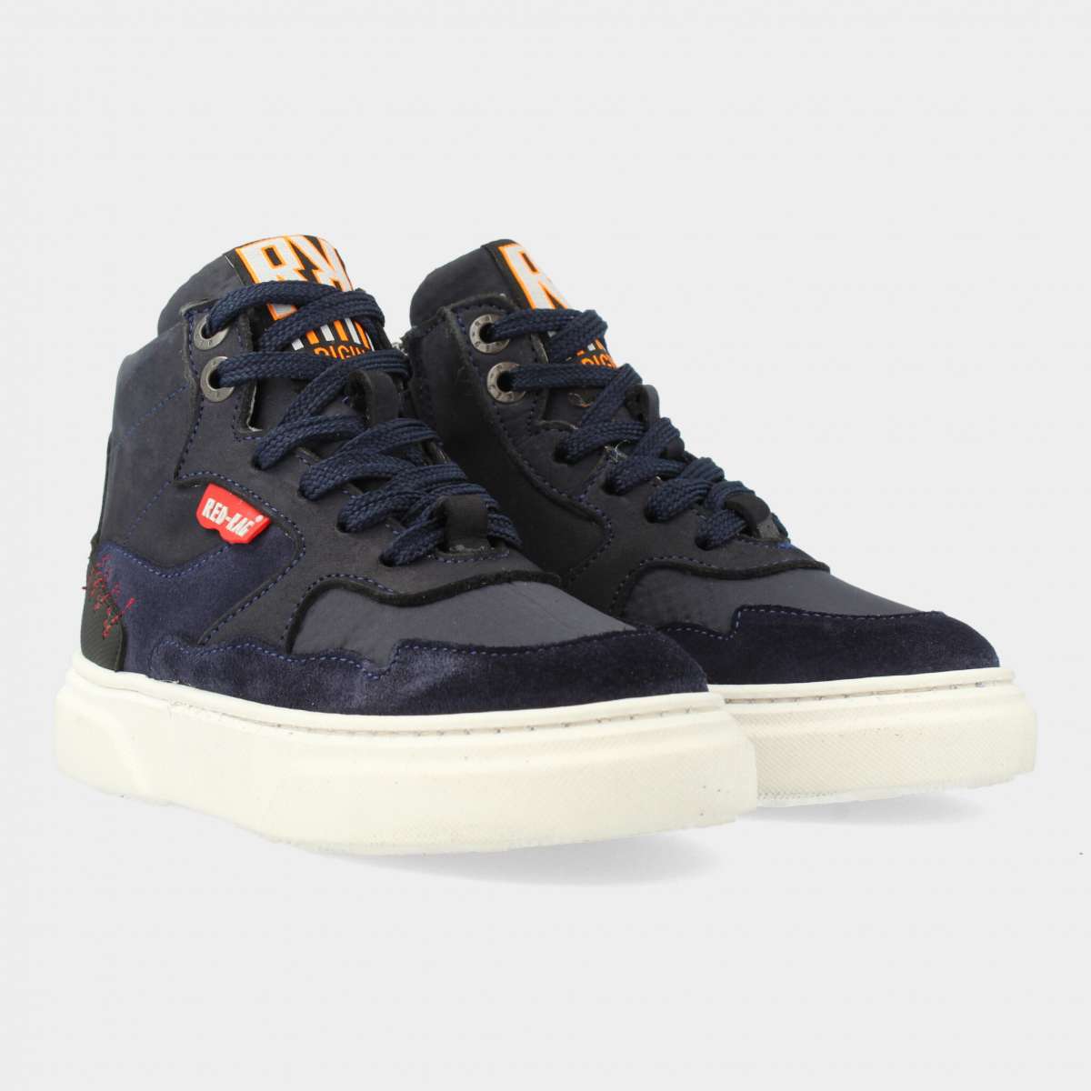 sneakers red rag