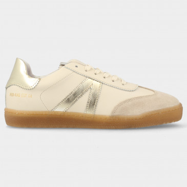 Beige lage sneakers | 73410